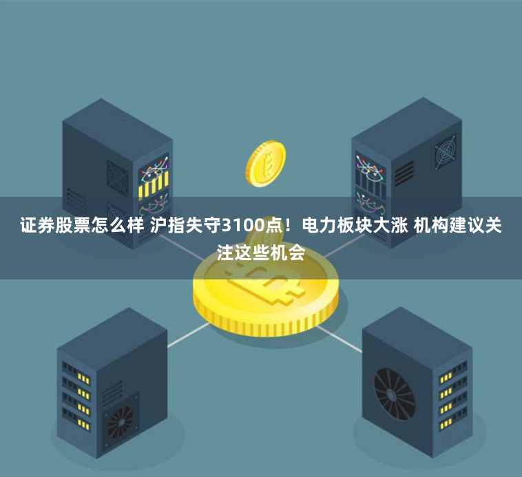 证券股票怎么样 沪指失守3100点！电力板块大涨 机构建议关注这些机会